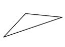 Um triângulo escaleno normal