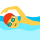 Homem nadando emoticon