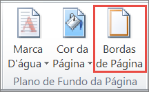 Word 2010 Page Borders button