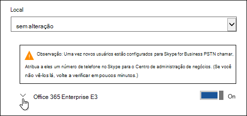 Expanda a licença para ver o recurso Microsoft Forms