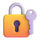 Equipes bloqueadas com emoji de chave