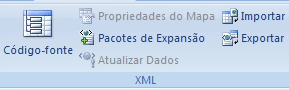 Grupo XML na Faixa de Opções