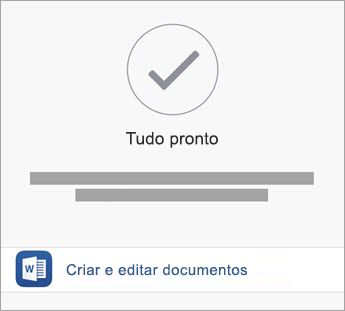 Toque em Criar e em Editar para começar a usar o aplicativo.