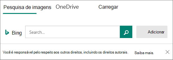 Inserir opções de imagem para o Microsoft Forms