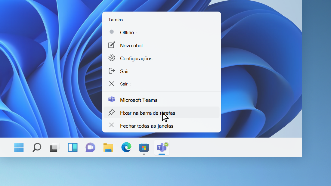 Como usar a barra de tarefas no Windows 11 - Suporte da Microsoft