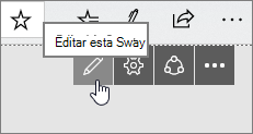 Botão Editar este Sway
