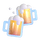 Emoji de canecas de cerveja do Teams