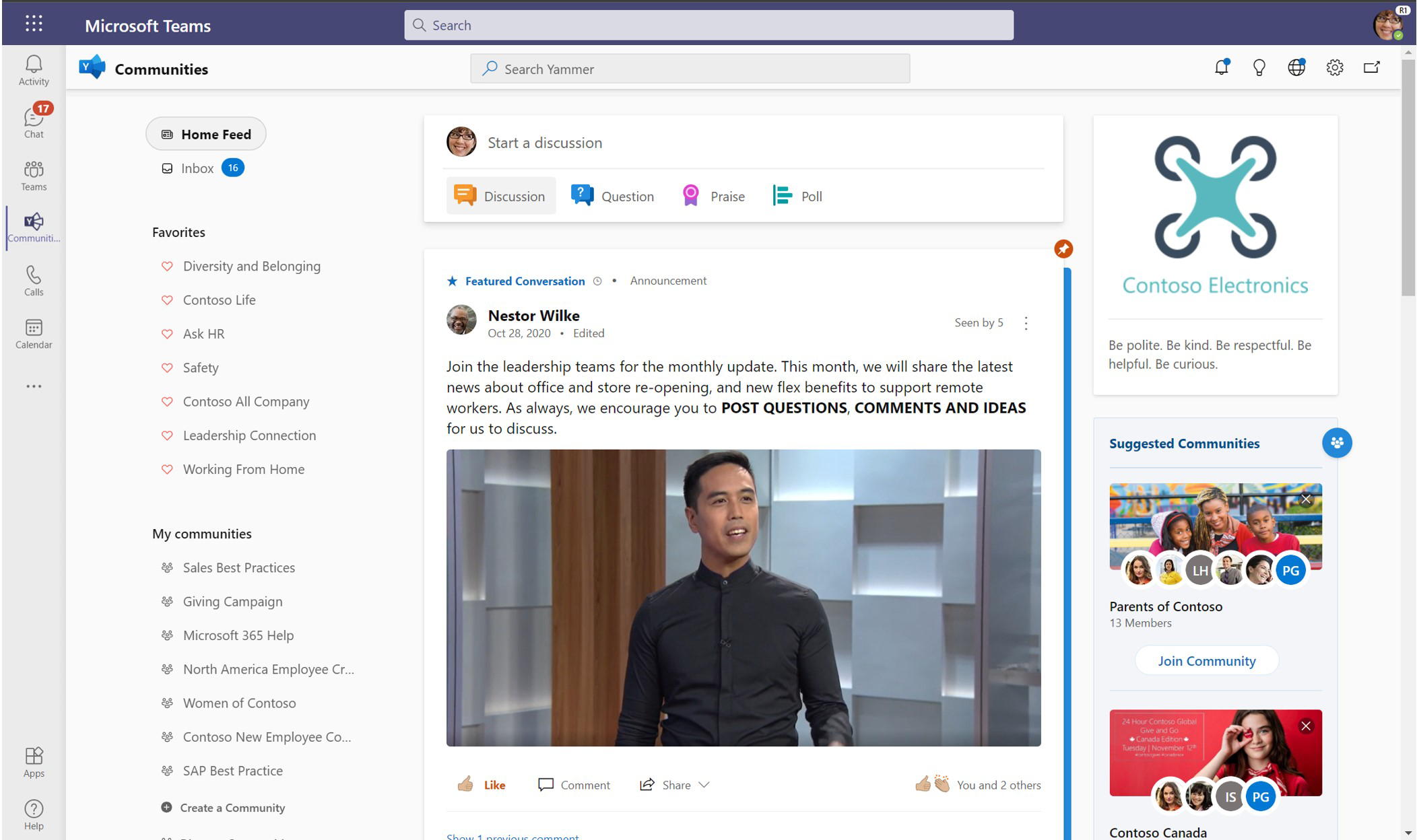 Use O Aplicativo Comunidades Do Yammer Do Microsoft Teams 4636