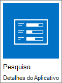 Ícone de aplicativo de pesquisa incluído no SharePoint