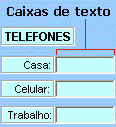 Exemplo de controle de caixa de texto ActiveX