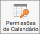Botão Permissões de Calendário do Outlook 2016 para Mac