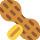 Ícone expressivo de amendoins