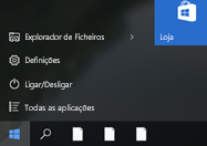 Barra de ferramentas do Windows com ícones não associados