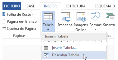 Inserir Ou Desenhar Uma Tabela Word