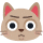 Ícone expressivo de gato beicinho