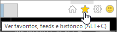 Botão de Feed do Internet Explorer