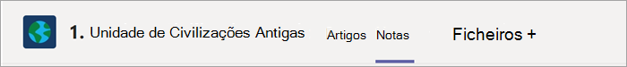 Configurar um Bloco de Notas Escolar no Teams com conteúdos existentes -  Suporte da Microsoft