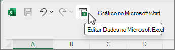 Botão Editar dados no Microsoft Excel