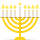 Ícone expressivo de Hanukkah