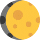 Emoticon do sistema lunar de cera