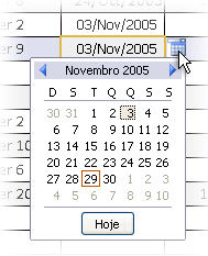 Controlo de calendário