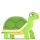 Ícone expressivo de tartaruga