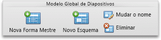 Separador Modelo Global de Diapositivos, grupo Modelo Global de Diapositivos