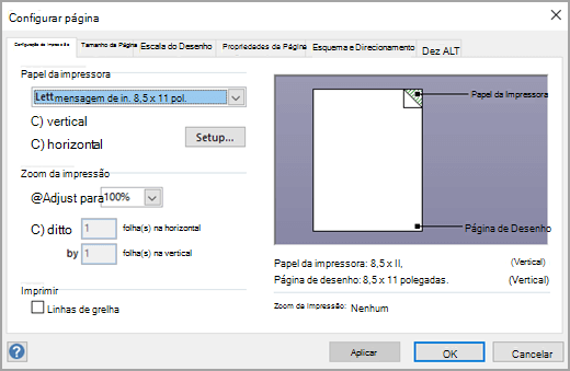 Alterar A Orientação Da Página Para Vertical Ou Horizontal No Visio Visio 1285