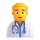 Emoji de trabalhador da saúde do homem do Teams