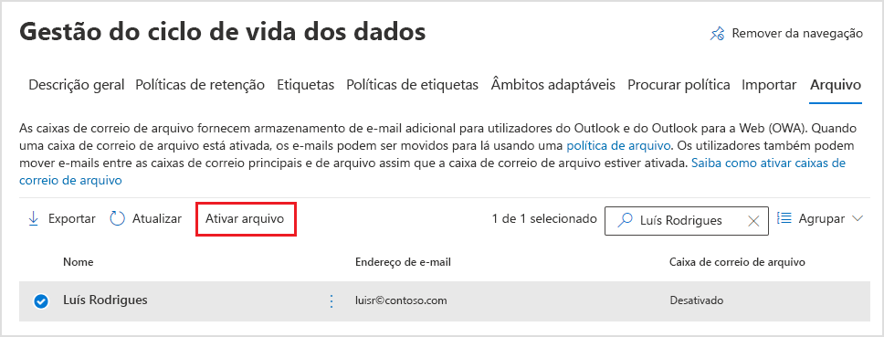 No corpo do e-mail, o endereço de e-mail do remetente da mensagem original está em falta