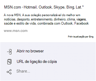 Formas de abrir o MSN.com