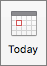 Botão Vista de calendário de hoje