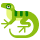 Ícone expressivo de lagarto