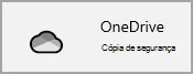 Ícone do OneDrive do Windows 10 Definições, confirmando que todas as pastas têm uma cópia de segurança total.