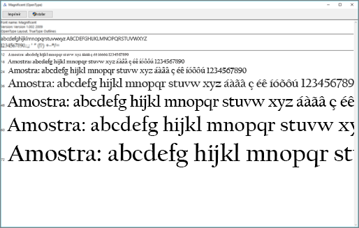 O Pré-visualizador de Tipos de Letra do Windows permite-lhe ver e instalar tipos de letra no seu computador Windows