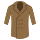 Ícone expressivo do casaco