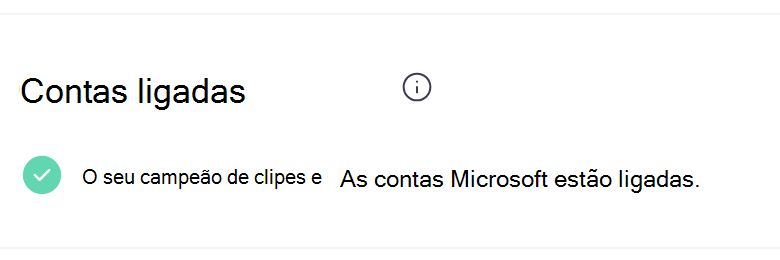 IU do Clipchamp a mostrar uma conta Microsoft ligada