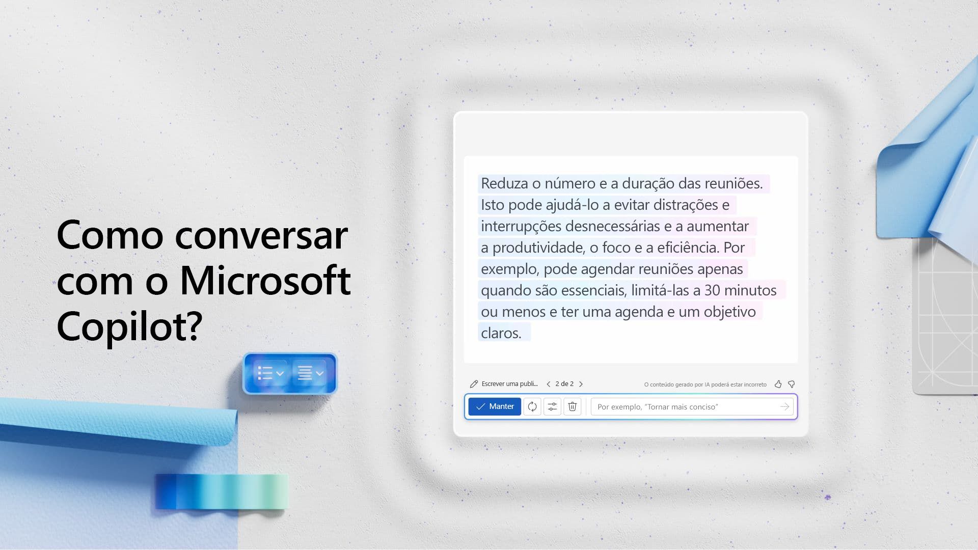Vídeo: como conversar com o Microsoft Copilot