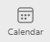 Ícone de calendário no ambiente de trabalho