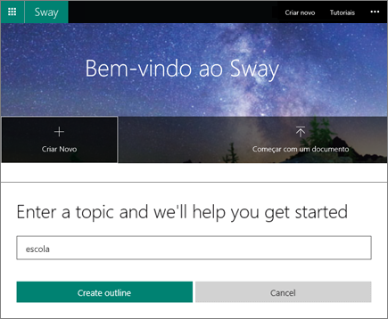 Captura de ecrã combinada do ecrã Bem-vindo ao Sway e do painel de introdução de tópicos de Início Rápido.