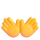Emoji de mãos abertas do Teams