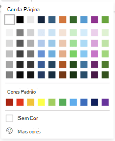 Seletor de Cores para a Cor da Página