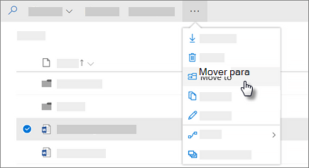 Mover ou copiar ficheiros no SharePoint - Suporte da Microsoft