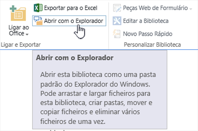 SharePoint 2016 - Abrir com o Explorador no IE11