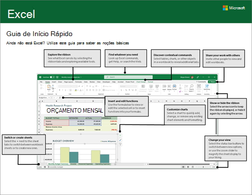 Guia de Introdução do Excel 2016 (Windows)
