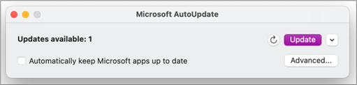 Atualizações Automáticas da Microsoft