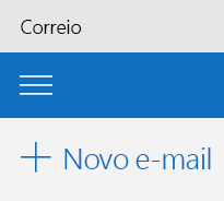 Botão de novo e-mail na aplicação Correio do Outlook
