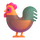Emoji rooster Teams