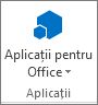 Butonul Aplicații pentru Office