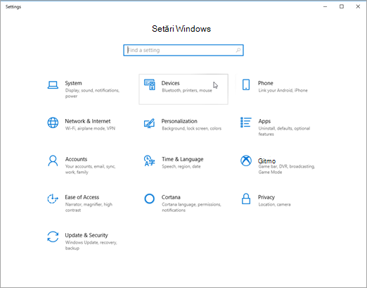 Windows dispozitiv settings pic